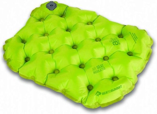 Sea To Summit Air Seat Insulated - Slaapmat Green van Sea to Summit