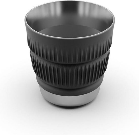 Sea to Summit - Detour - Roestvrijstalen Opvouwbare Camping Mok - Zwart van Sea to Summit