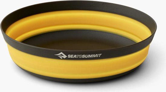 Sea to Summit - Opvouwbare Kom - L - Frontier - Ultralight - Geel van Sea to Summit