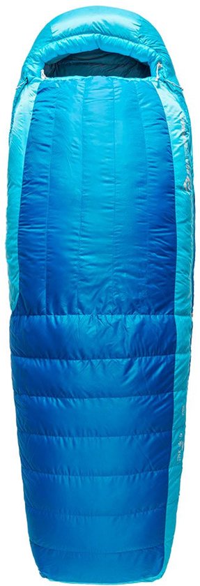 Sea To Summit Trek-18°c Slaapzak Blauw Regular / Left Zipper
