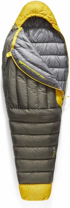 Sea To Summit Vonk-1°c Slaapzak Geel Long / Left Zipper van Merkloos
