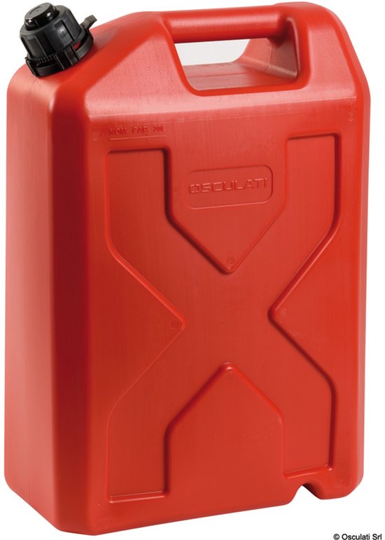 SeaFlo Jerrycan, Brandstofkan – inclusief Schenktuit – Benzine – Rood – 20 Liter van SeaFlo