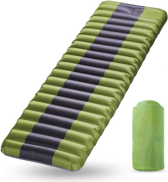 Self Inflatable Sleeping Mat, Ultralight Camping Mat, Lightweight Single Camping Mattress for Backpacking, Hiking - ShopVlot