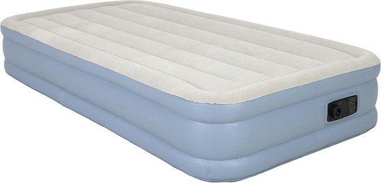 Self-inflating air mattress guest bed - Single bed for 1 person - 191 x 99 x 33 cm with built-in automatic pump