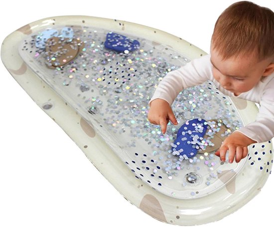Sensorische Watermat - Activiteitenmatras - Kinderen Spelen - Met Verlichting - 73 x 42 cm - Multicolor