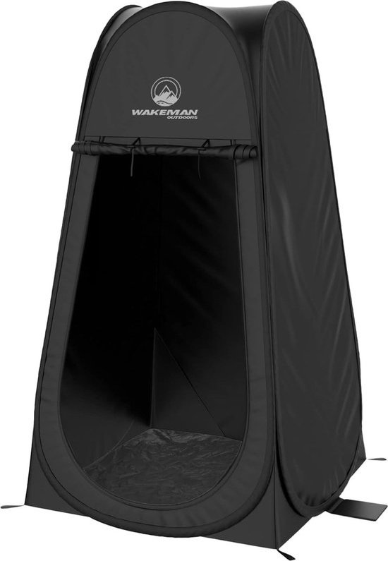 Senza Marchio Pop Up Pod Tent - draagbare privacy douche tent - kamperen - zwart van Senza Marchio