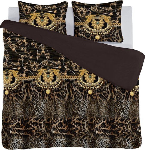 Senzai Nikita Dekbedovertrek - Lits-jumeaux - 240x200/220 cm - Zwart van Senzai