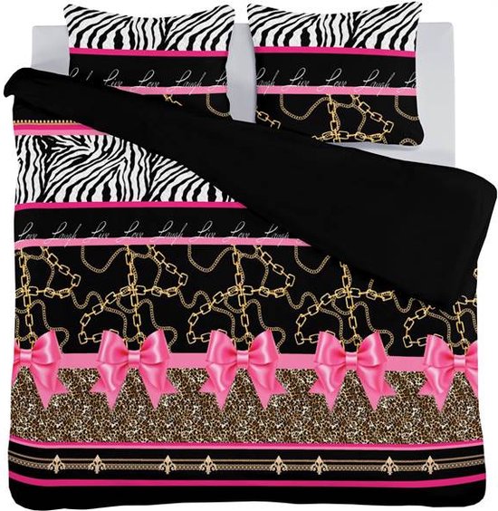 Senzai Sarah Dekbedovertrek - Lits-jumeaux - 240x200/220 cm - Pink van Senzai