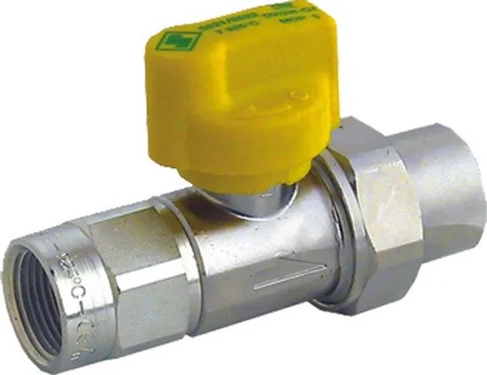 Seppelfricke SEPP Gas gaskogelkraan verchroomd b/b Rp1/2" (DN15) Cr Type 5521, 0036919