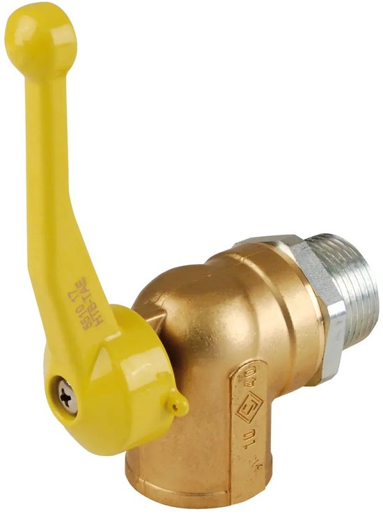 Seppelfricke SEPP Gas hoekkogelkraan m. TAE b/b R1"xRp1" (DN25) Type 5510, 0036963