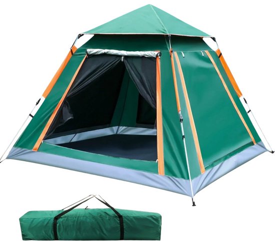 Serolux®- Tent - Camping - Kamperen & outdoor - Pop-Up - Waterdicht - Ideaal voor Kamperen - Ruim - Twee ingangen - Twee ramen van Serolux