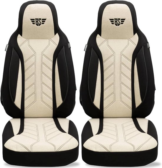 Set van 2 Stoelhoezen voor Camperstoelen - Geschikt voor Fiat Ducato, Jumper & Boxer – Duurzaam en Ademend