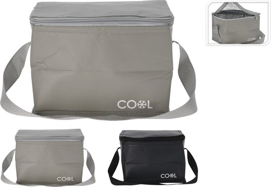 Set van 2 stuks - Koeltas - Thermotas - 4 liter - 20x15x15cm - 2 kleuren geleverd - met draagband van Coolado