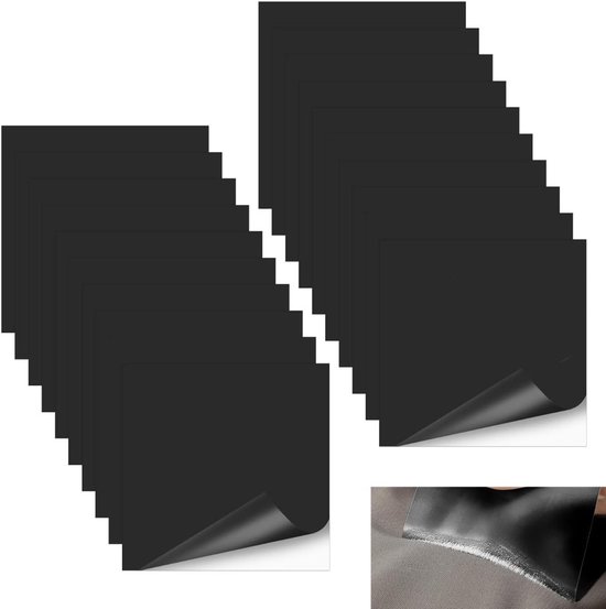 Set van 20 Zelfklevende Reparatie Patches voor Opblaasbare Producten, 7 x 7 cm, Ideaal voor Zwembaden, Luchtbedden en Speelgoed