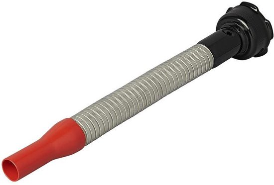 Set van 2x stuks flexibele metalen schenktuit voor jerrycan met magnetische dop 24 cm van Carpoint