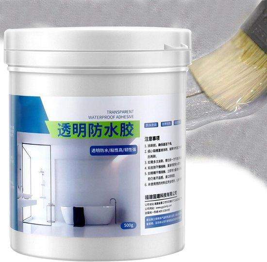 Set van 2x Transparante Waterdichte Kit voor Tegels en Muren in Badkamer en Douche van Merkloos