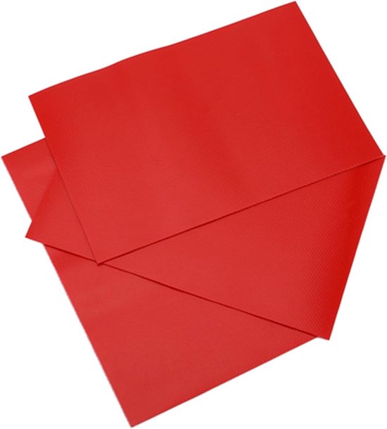 Set van 3 PVC Reparatie Patches in Zwart, Rood en Grijs voor Opblaasbare Boten, Kayaks en Zwembaden - Eenvoudige Waterdichte Reparatieoplossing van Merkloos