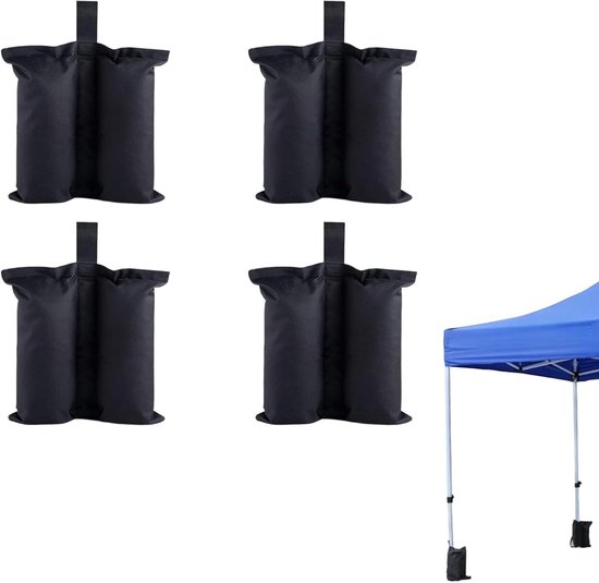 Set van 4 Gewichten voor Industriële Tentstokken - Perfect voor Paviljoens, Tuinen en Evenementen