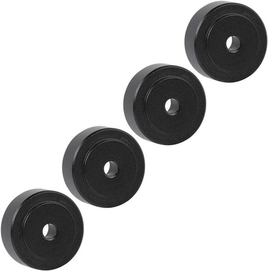 Set van 4 schokabsorberende pads voor luidsprekers, 20x8mm isolatievoetjes voor versterker en audioapparatuur