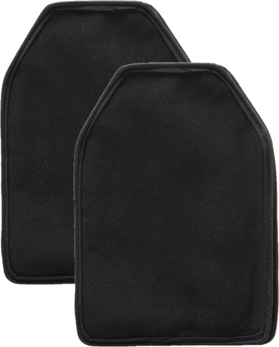 Set van 4x stuks wijnfles koeler/koelelement hoes zwart 22 cm - Flessenkoeler - Wijnkoeler van Improva