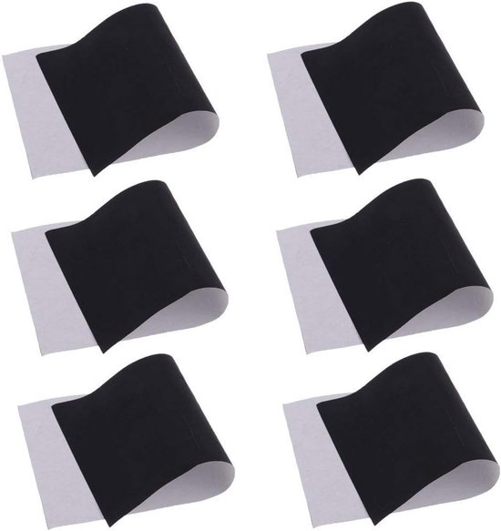 Set van 6 Waterdichte Nylon Reparatie Pleisters voor Tent, Jack en Luchtbed van Merkloos