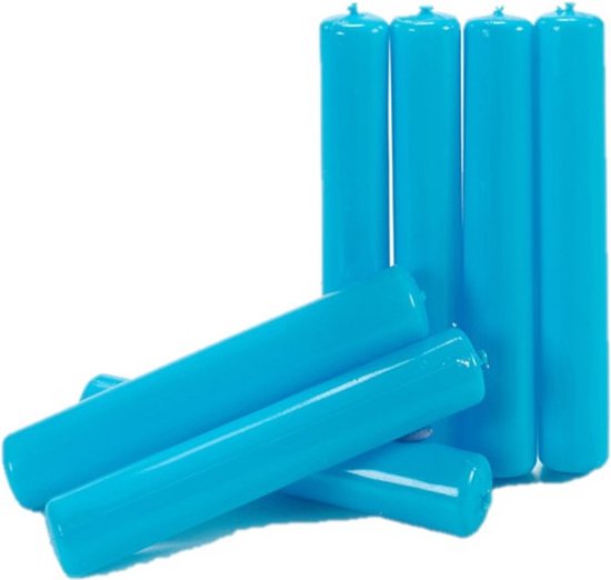 Set van 7x koelelementen voor fles 6,5 x 6,5 x 12 cm blauw van Ningbo Aiodee.