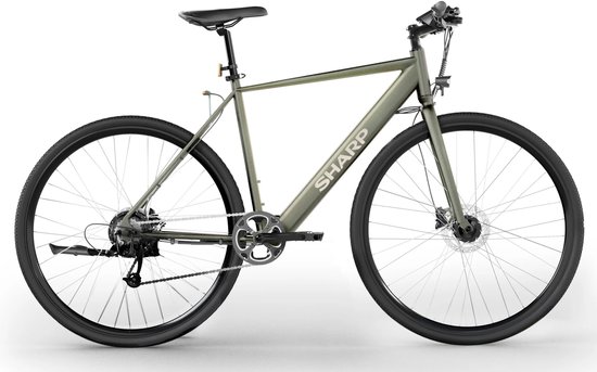 Sharp GS03EG e-bike 7.8 Ah 7 sp olijfgroen van Sharp
