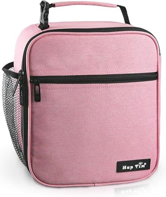SHOP YOLO -lunchtas volwassenen-en Kinderen - thermo lunchbox - 6,5 Liter Coole - Stoere En Ruime Koeltas Bento-roze van SHOP YOLO