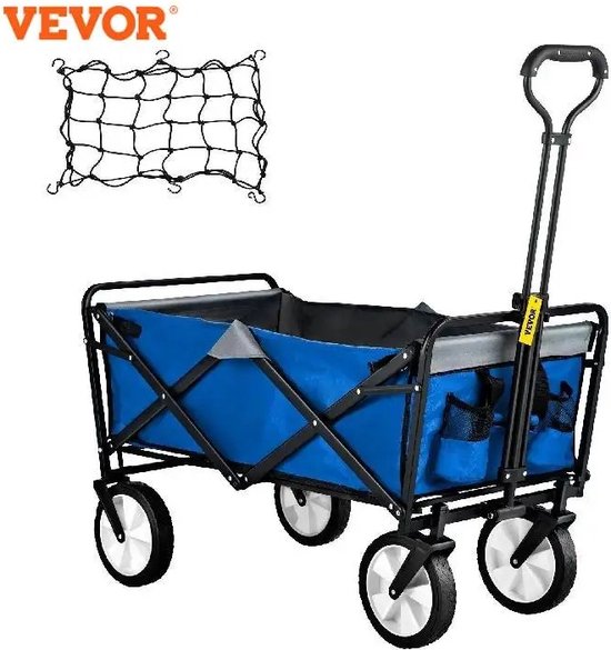 Shoppee Bolderkar - Bolderkar opvouwbaar - Camping kar - Mooie stevige bolderkar - Camping Strand Grote Capaciteit Multifunctionele Verstelbare Handgreep Voor Picknick Bbq Trolley van Merkloos