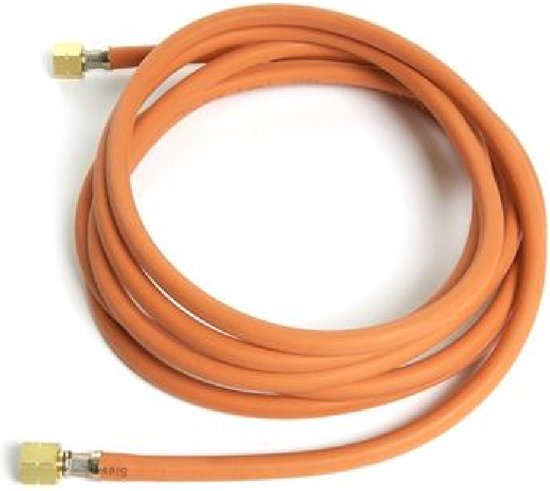 SIEV gasslang, 3/8L-3/8L draaibaar, le 2m, diam 4mm, slang rubber van Solide.