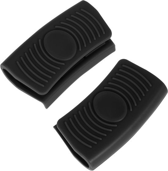 Siliconen Handgrepen voor Pannen, 2 Stuks, Warmtebescherming, Antislip, Geschikt voor Kookgerei en Ovenschalen, 8 x 4 cm