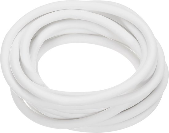 Siliconen Schuimafdichtstrips van 5 mm Dikte, 2 m Lengte, Weerbestendige Rubberen Cord voor Machines en Industrie, Ideaal voor Isolatie en Geluidsdemping