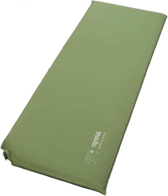 Single zelfopblazende slaapmat 75 cm diep voor kamperen - extra matras van Forclaz