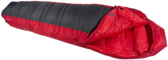 SirJoseph mummyslaapzak Erratic Plus III 1000 - 200 cm - links - Rood van Merkloos