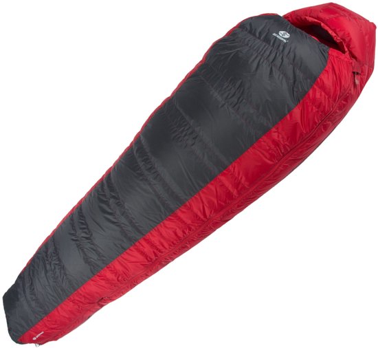 SirJoseph mummyslaapzak Himalaya Looping III 1200 - links 200 cm - Rood van Merkloos