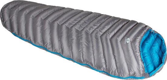 SirJoseph mummyslaapzak voor dames Attack II 400 - links 170 cm - Grijs van Merkloos