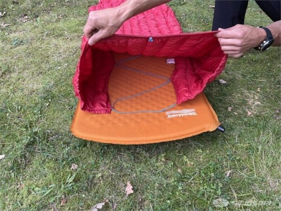 SirJoseph slaapzak dekenmodel Minimis 290 Quilt 190 - Rood van SirJoseph