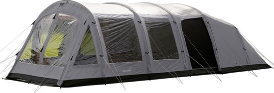 Skandika opblaasbare tent Timola 6 Air Sleeper Protect XL - Luchttent voor 6 personen, Sleeper Technology, 4000 mm waterkolom, 220 cm stahoogte, luifel, air tent | familietent, outdoor, camping van Merkloos