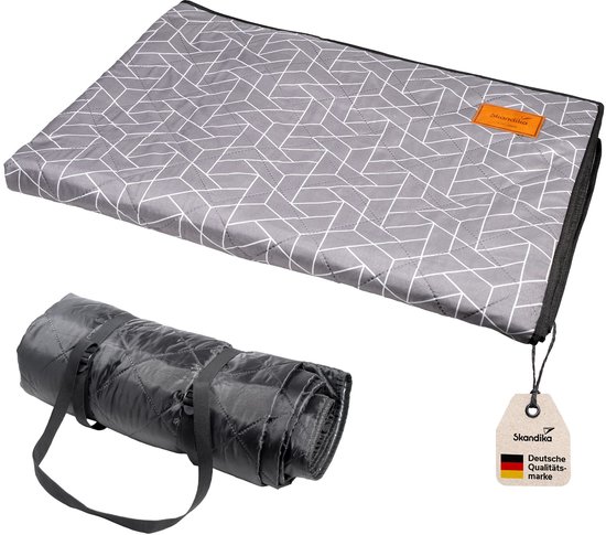 Skandika tenttapijt Bredal 250 x 310 cm - Outdoor tapijt met softtouch-polyester, weerbestendig & waterdicht, met draagriem | Picknickdeken, campingtapijt, tentonderlegger, campingaccessoire van Merkloos