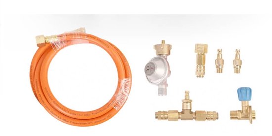 Skotti MAX Gasadapter – Sluit je SKOTTI MAX grill aan op grote propaangasflessen! van Skotti