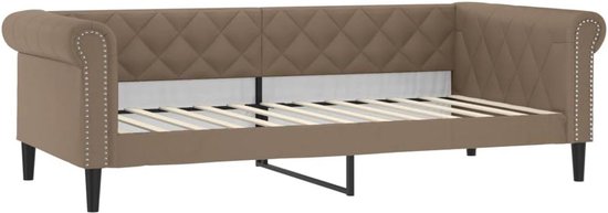 Slaapbank met Schuimmatras Kunstleer 100x200 cm van Merkloos