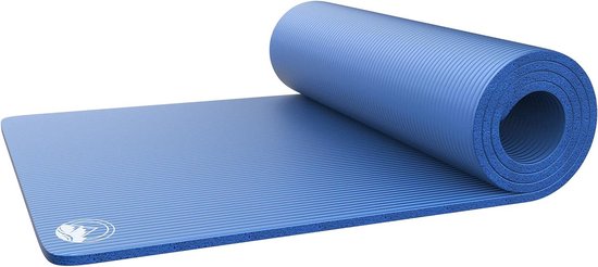 Slaapkussen Schuimmat - Kampeer matras - Buiten slapen - Antislip gestructureerd oppervlak - 72" x 24" - Donkerblauw van Merkloos