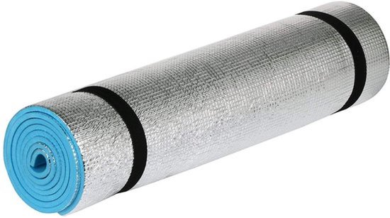 Slaapmat 180 cm - Campingmat - Oprolbaar - Thermisch Gealumineerd - Waterdicht - Lichtgewicht Schuimrubber