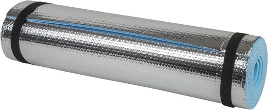Slaapmat Aluminium Coating - Isolerende Mat - Kamperen en Outdoor - Warmte-isolerend - 50 x 180 cm - Zilver