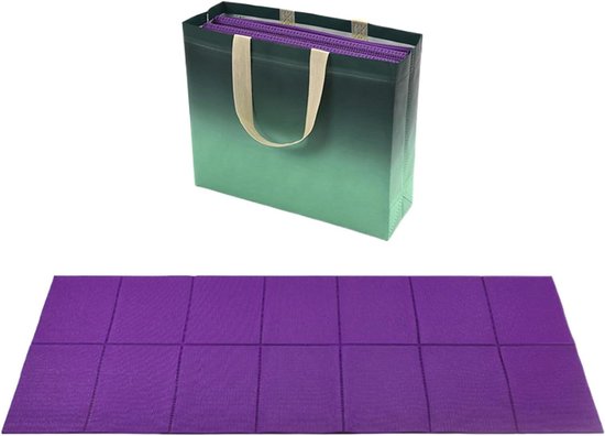 Slaapmat Camping - Kampeermat Opvouwbaar - Buiten Sport - Waterafstotend Oppervlak - 173x61cm - Violet