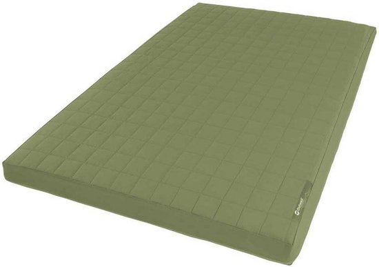 Slaapmat Dubbel - Luchtbed - Kamperen Buiten - Traagschuim Vulling - 9 cm dik - Groen