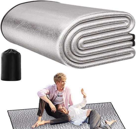 Slaapmat - Kampeer mat - Kamperen - Ingebouwde voetpomp - 150x200cm - Dikte