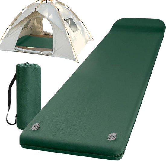 Slaapmat - Kampeer mat - Outdoor slapen - Automatisch opblazend - Lichtgewicht - Zwart