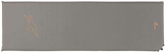 Slaapmat - Kampeeraccessoire - Kamperen buiten - Zelfopblaasbaar comfort - 183x51x3 cm - Grijs van Merkloos