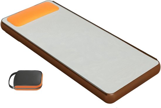 Slaapmat - Kampeerbed Schuimmatras - Comfortabel Kamperen - 15 cm Dik Schuim - 200 x 60 cm - Wit